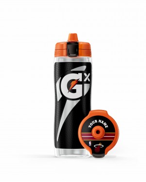 Gatorade Gx NBA Water Bottle Bundle 30oz Miami Heat | ZQ5279816