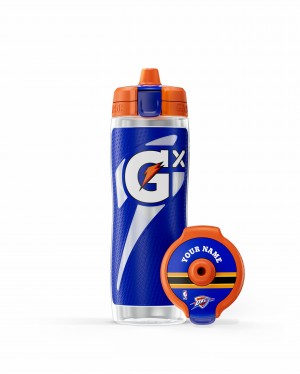 Gatorade Gx NBA Water Bottle Bundle 30oz Oklahoma City Thunder | KN3467102