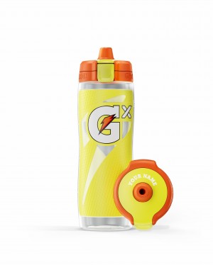 Gatorade Gx Water Bottle Bundle 30oz Neon Yellow | IK5286074