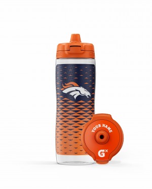 Gatorade NFL Gx Water Bottle Bundle 30 oz Denver Broncos | SM8307469