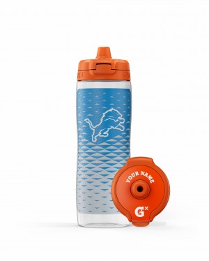 Gatorade NFL Gx Water Bottle Bundle 30 oz Detroit Lions | QK2493187