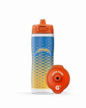 Gatorade NFL Gx Water Bottle Bundle 30 oz Los Angeles Chargers | TP2096874