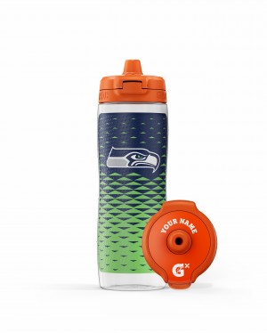 Gatorade NFL Gx Water Bottle Bundle 30 oz Seattle Seahawks | MX7318902