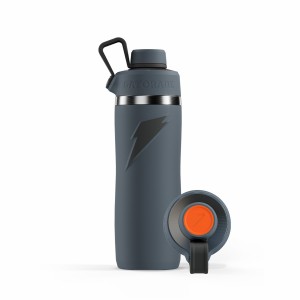 Gatorade Overtime Stainless Steel Water Bottle (Screw Cap) Bundle 22oz Grey | BO6193074