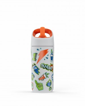 Gatorade Rookie Stainless Steel Water Bottle 12oz White | AC3450689