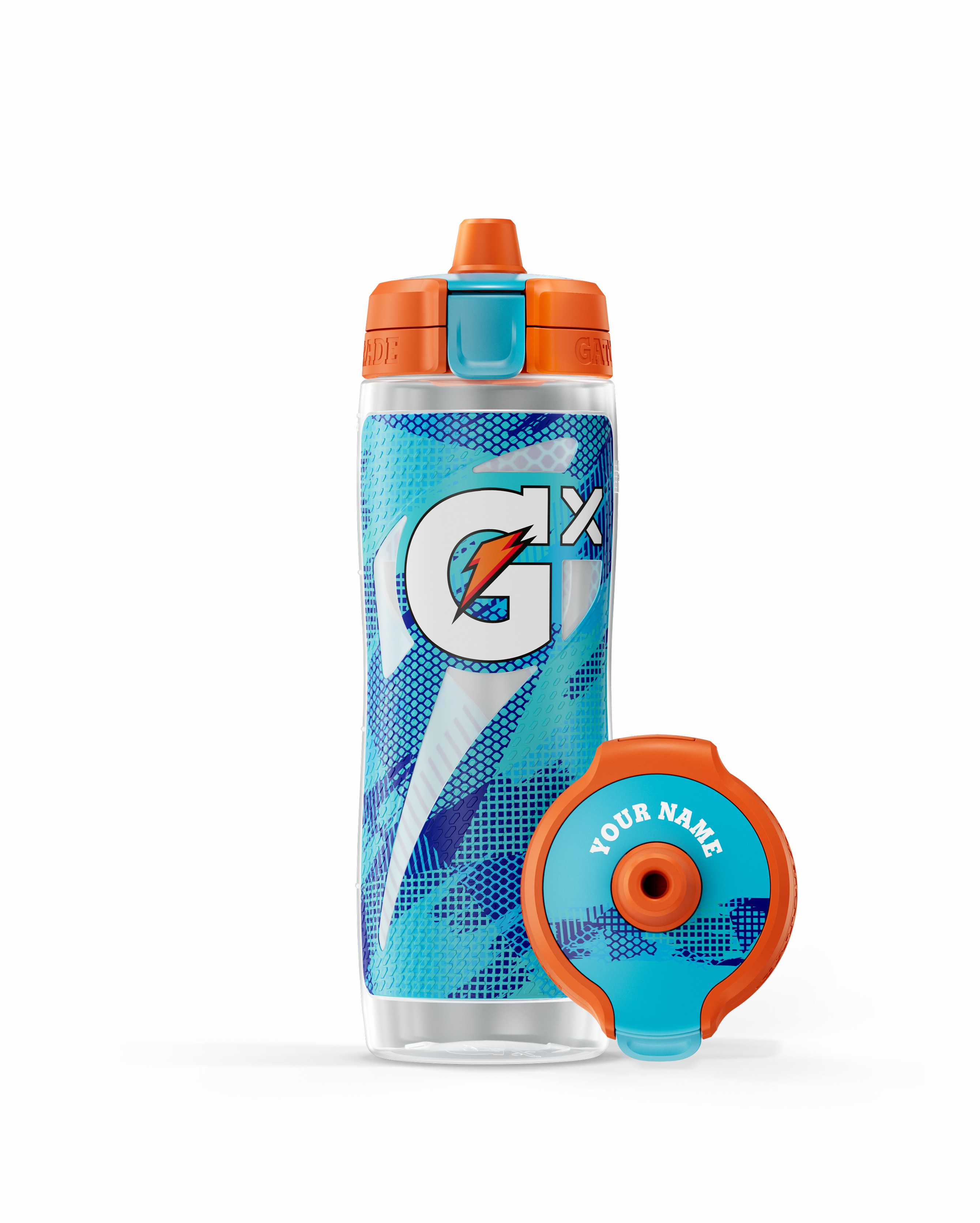 Gatorade Gx Exclusive Water Bottle Bundle 30oz Glitch Frost | IL0391267