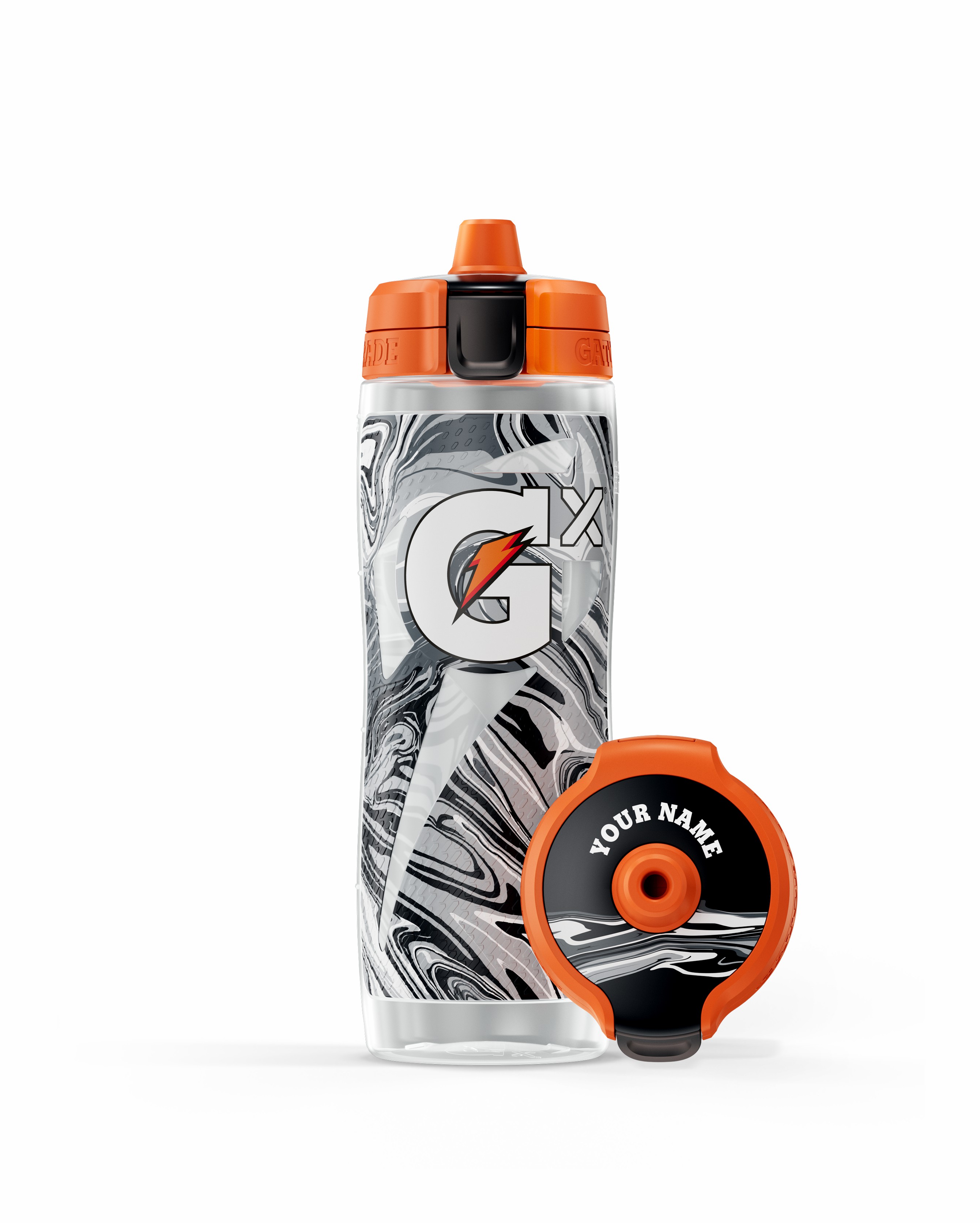 Gatorade Gx Exclusive Water Bottle Bundle 30oz Marble Black | WZ7342910