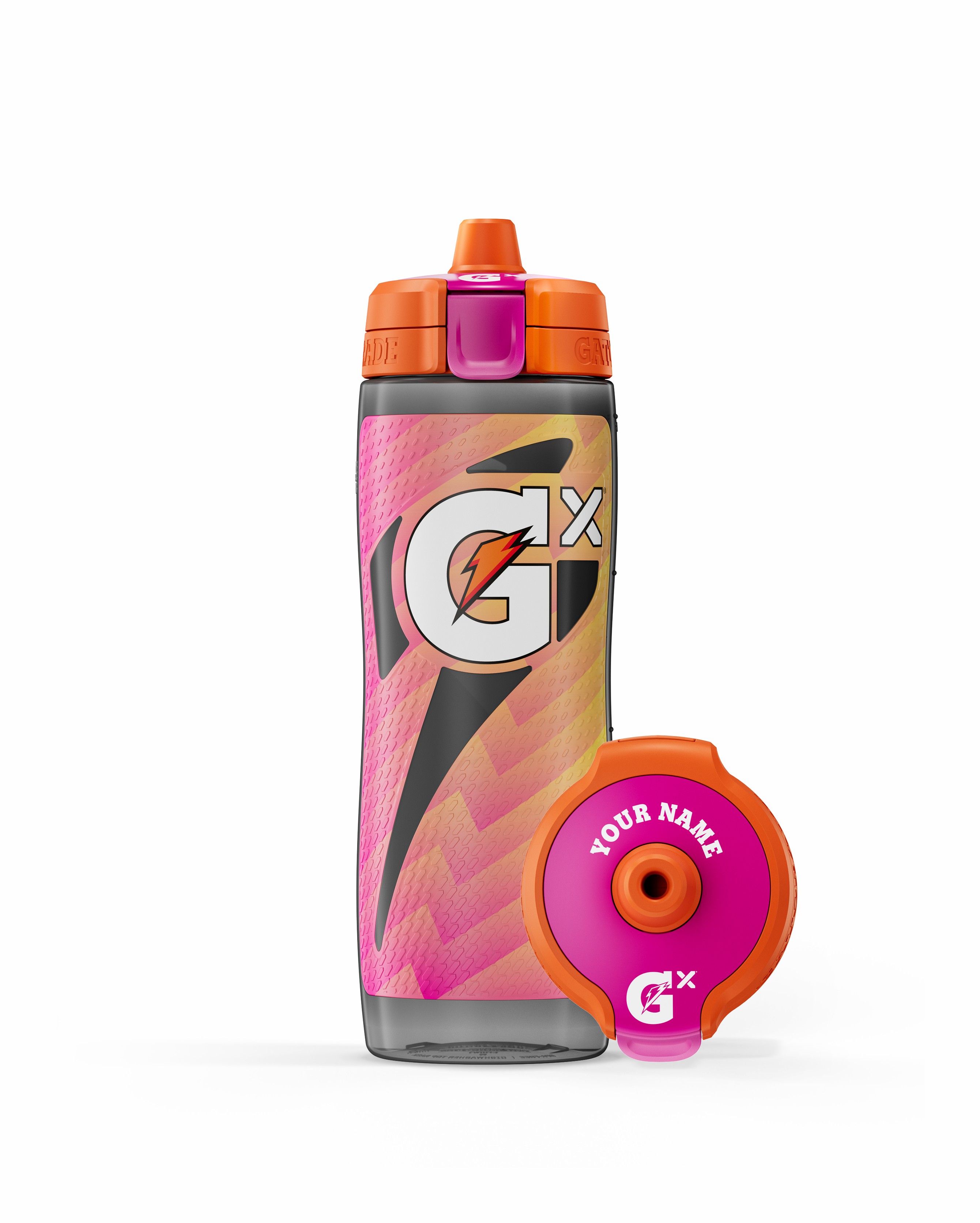 Gatorade Gx Momentum Water Bottle Bundle 30 oz Neon Pink | SM3167948