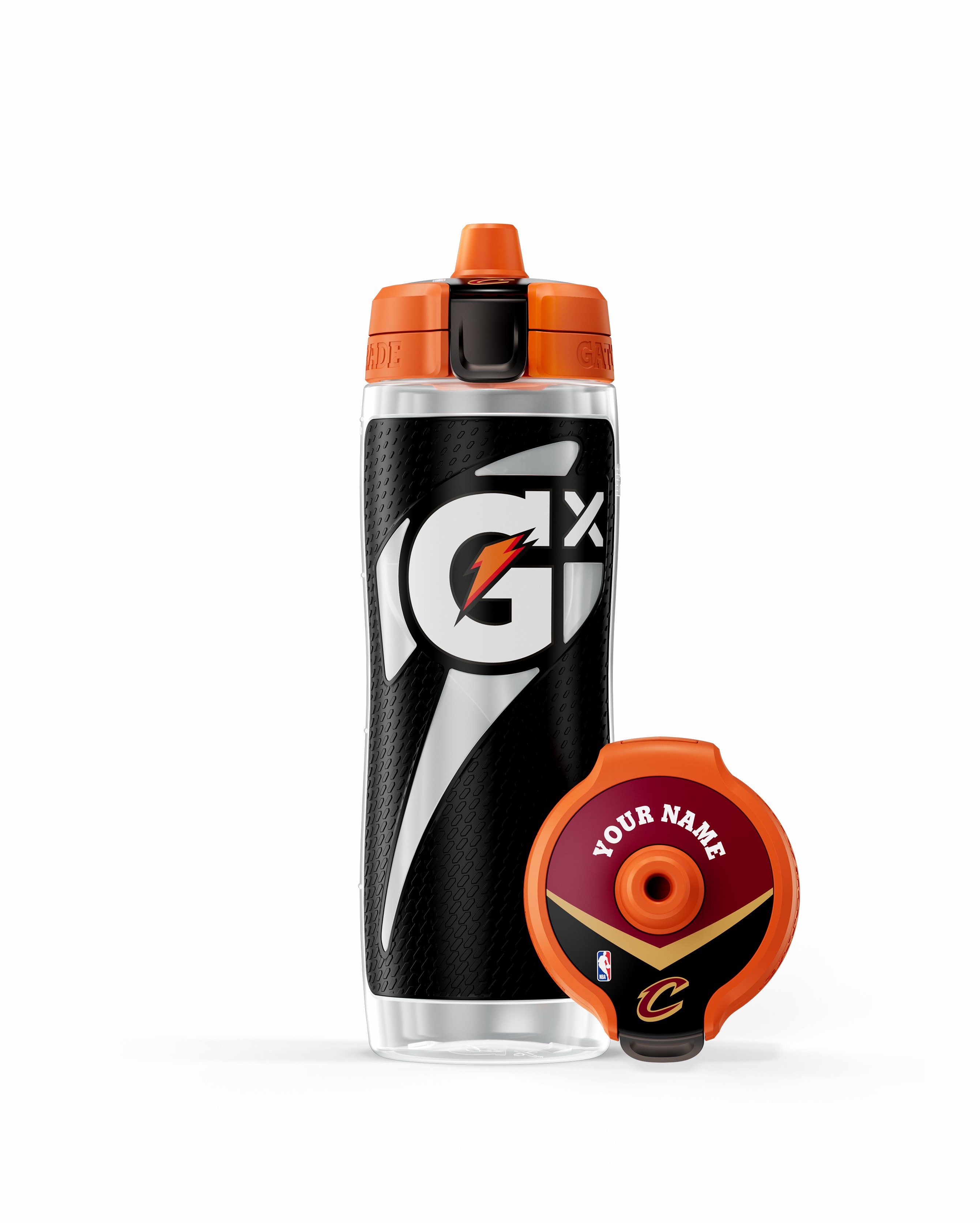 Gatorade Gx NBA Water Bottle Bundle 30oz Cleveland Cavaliers | JV8472153