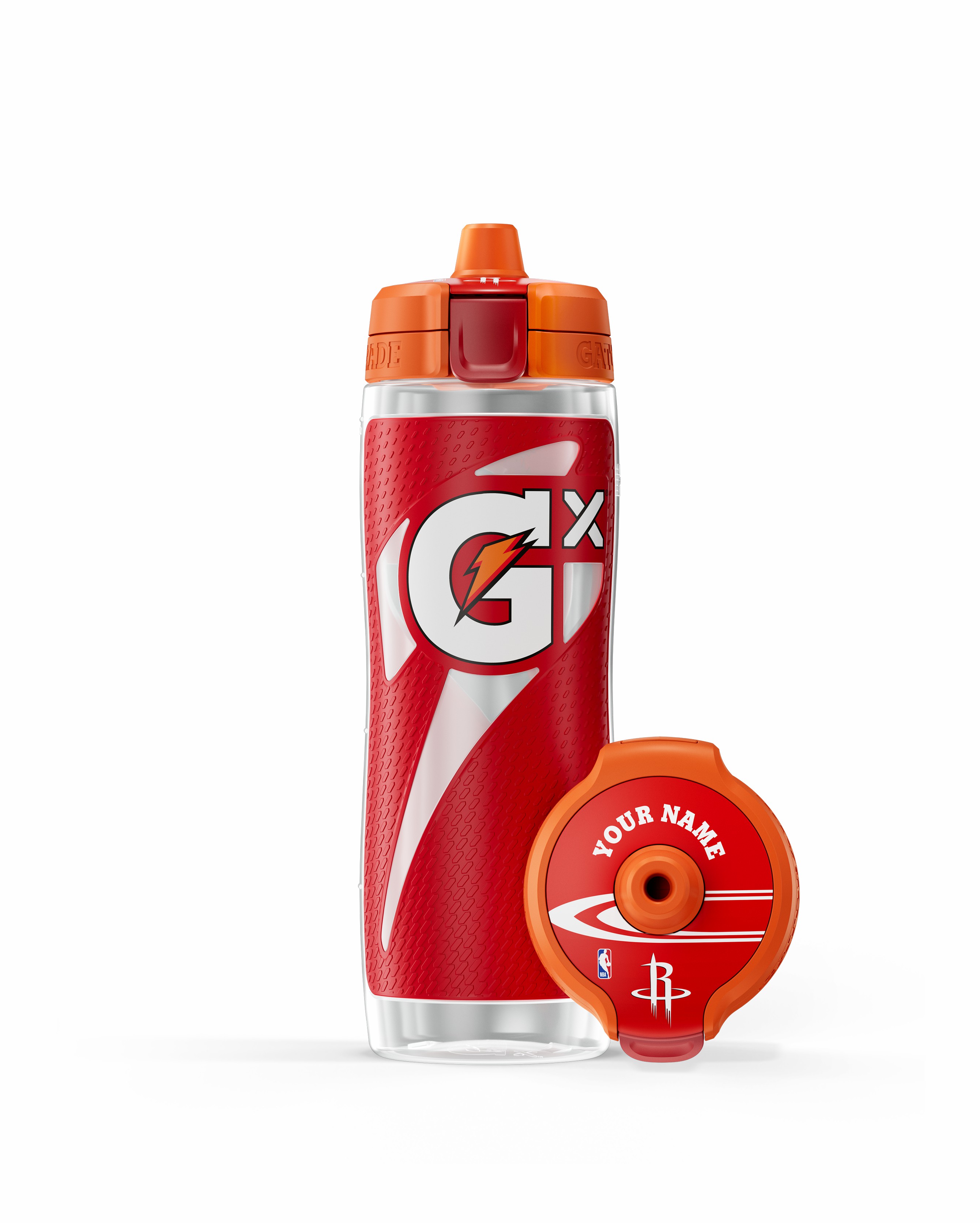 Gatorade Gx NBA Water Bottle Bundle 30oz Houston Rockets | GC1795362