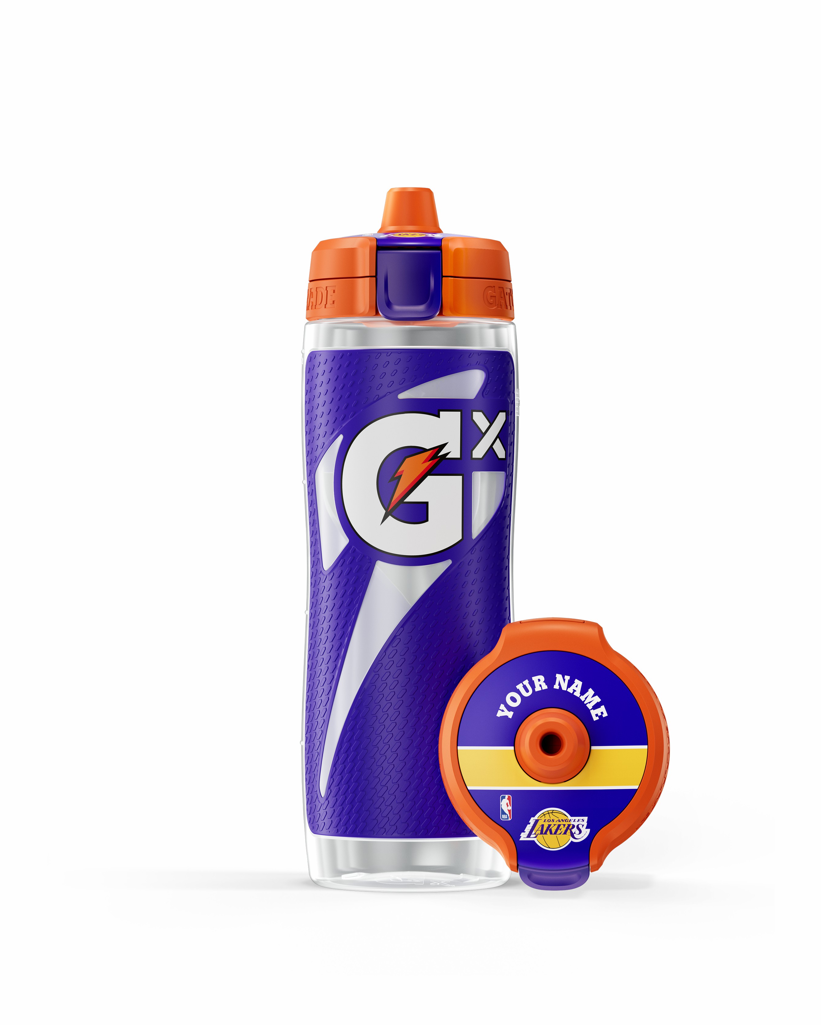 Gatorade Gx NBA Water Bottle Bundle 30oz Los Angeles Lakers | RJ1028356