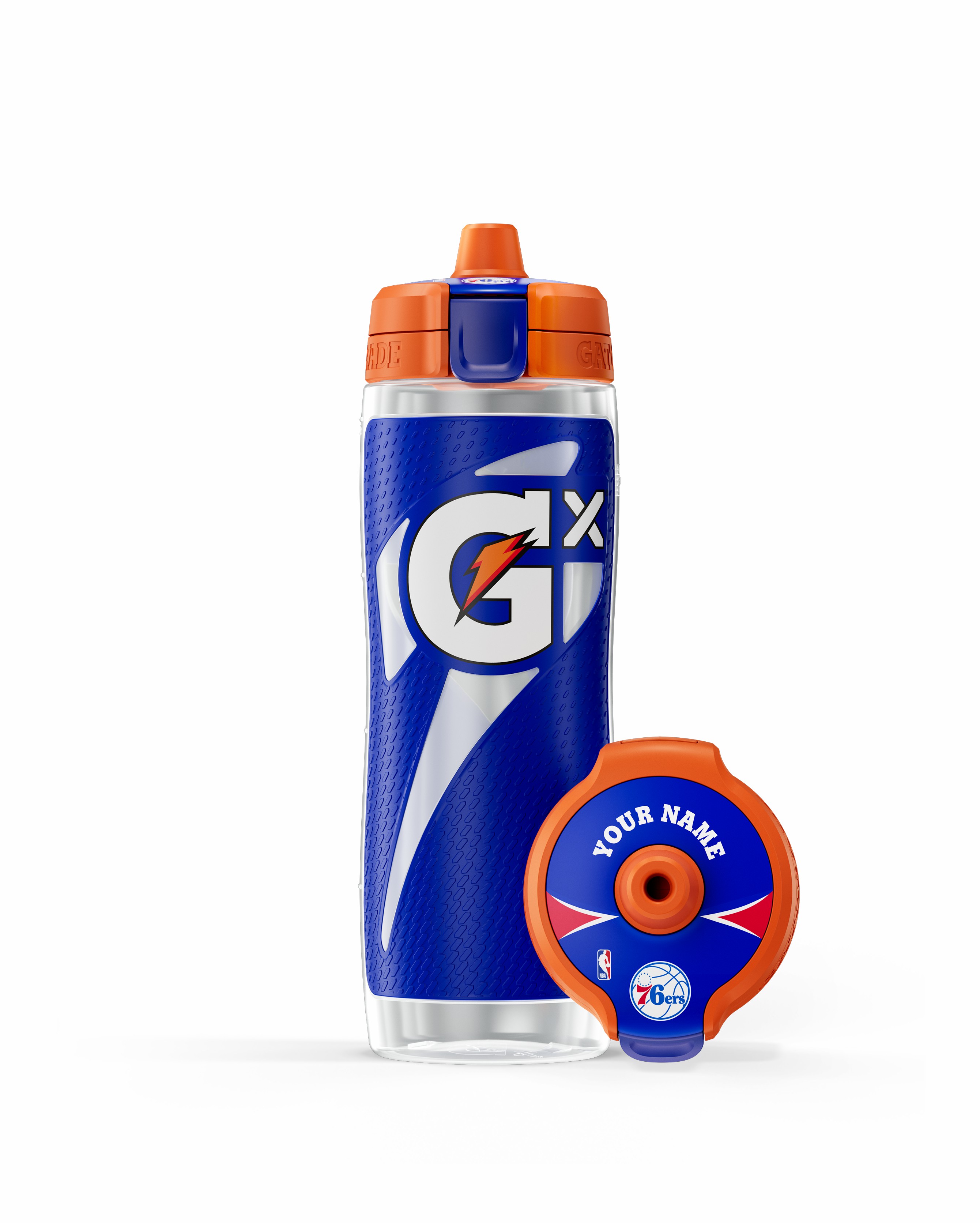 Gatorade Gx NBA Water Bottle Bundle 30oz Philadelphia 76ers | UG4269738