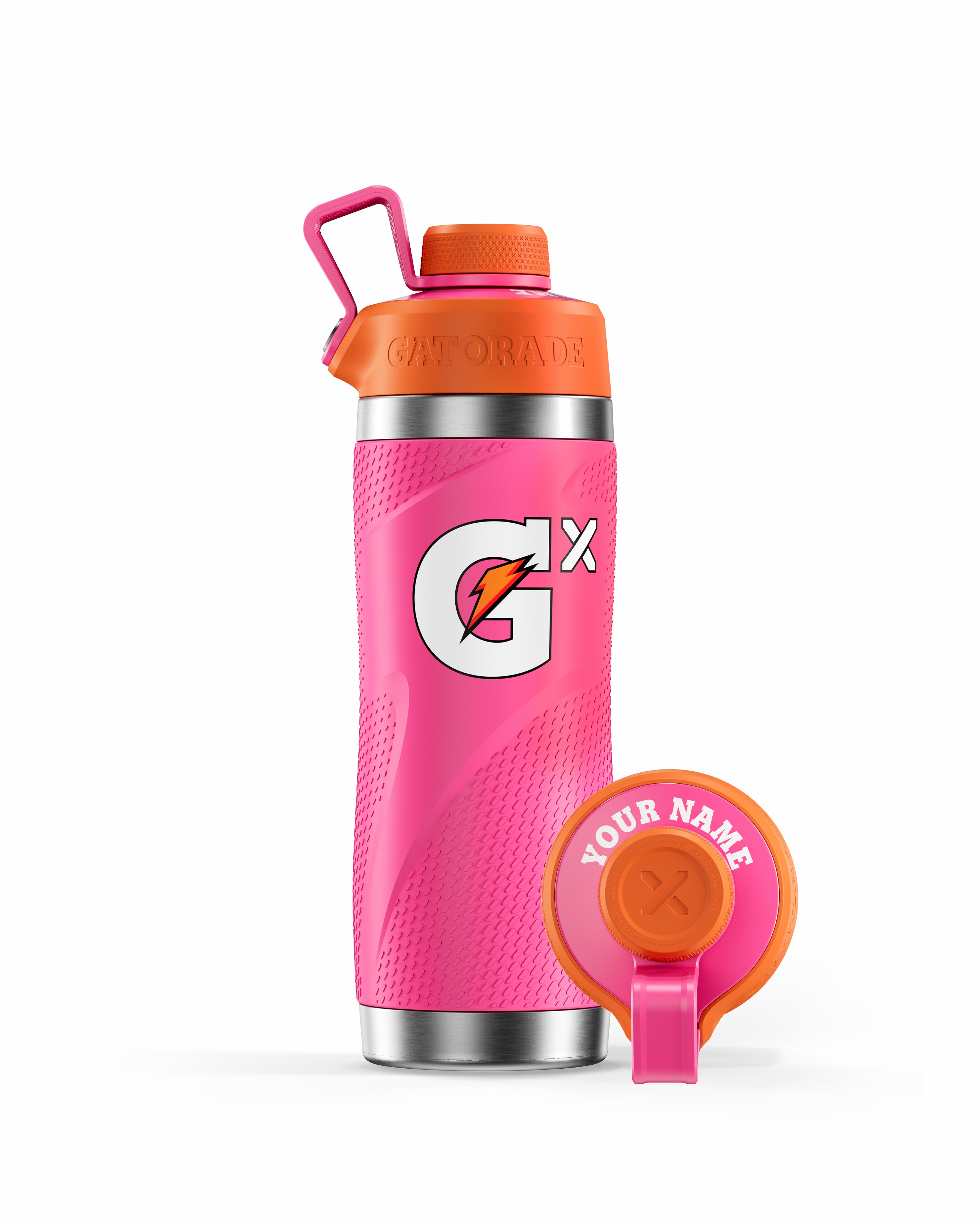 Gatorade Gx Stainless Steel Bottle Bundle 32oz Pink | ZD3065241