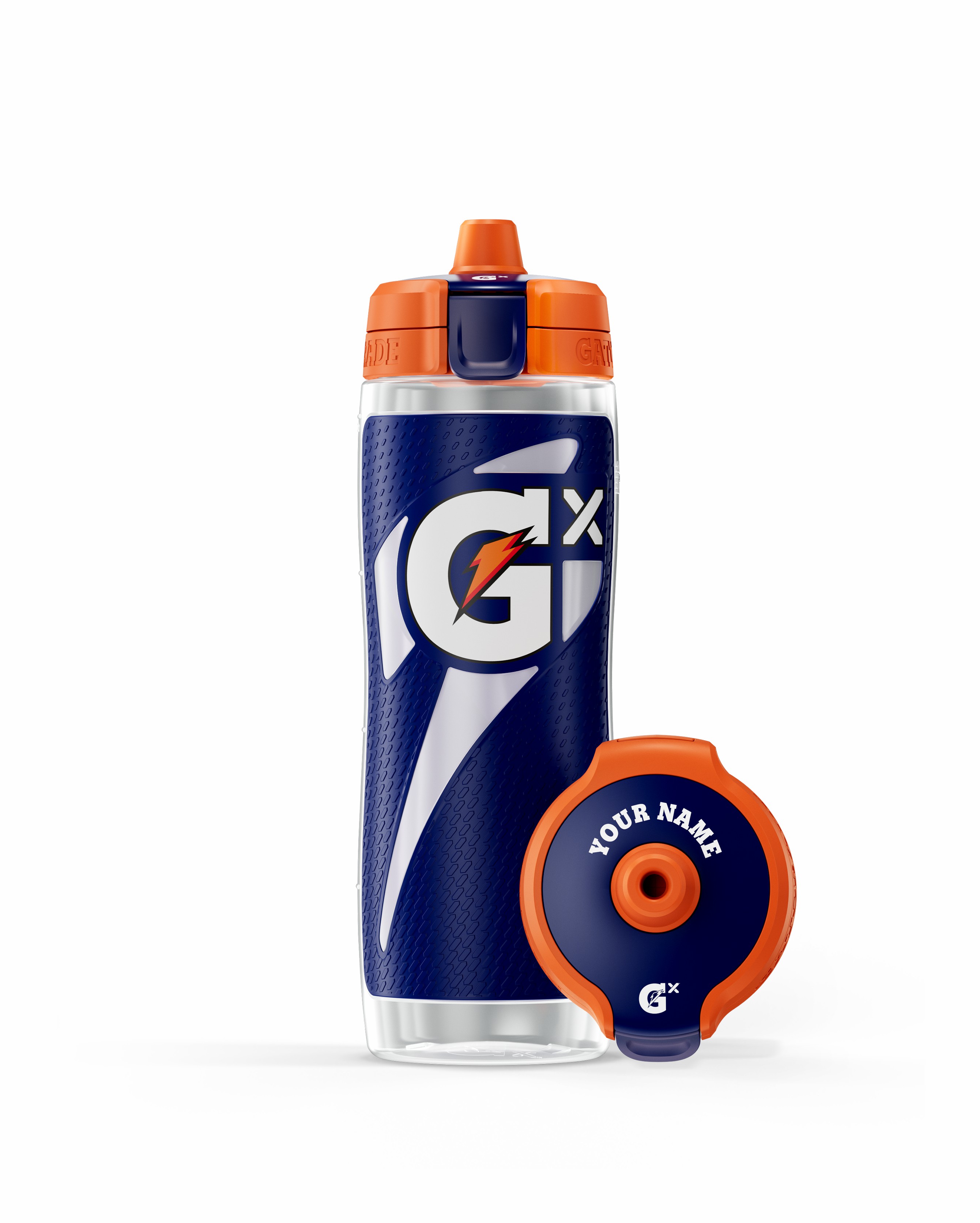 Gatorade Gx Water Bottle Bundle 30oz Navy Blue | GY7125640