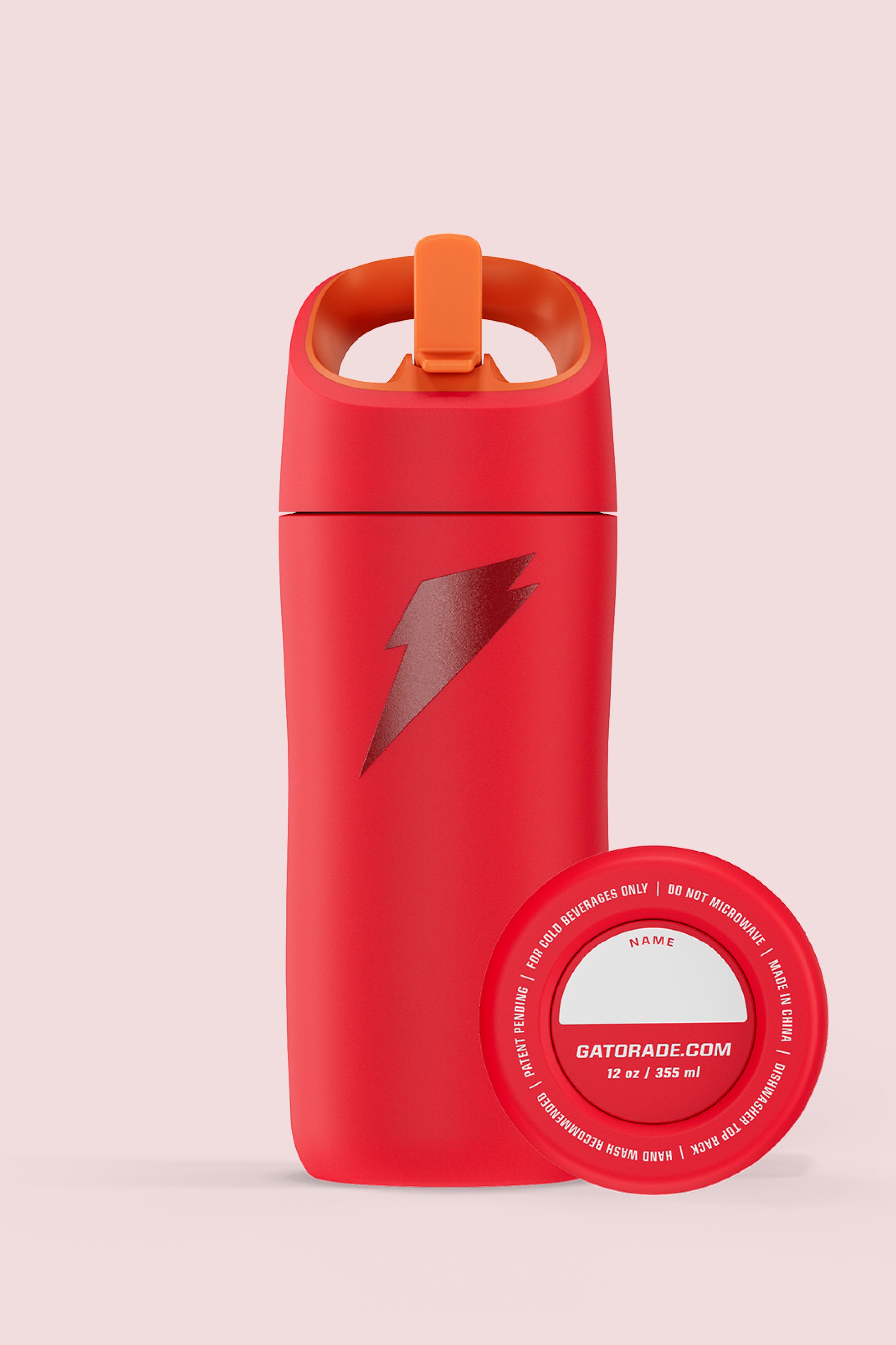 Gatorade Rookie Stainless Steel Water Bottle 12oz Red | UE4301975