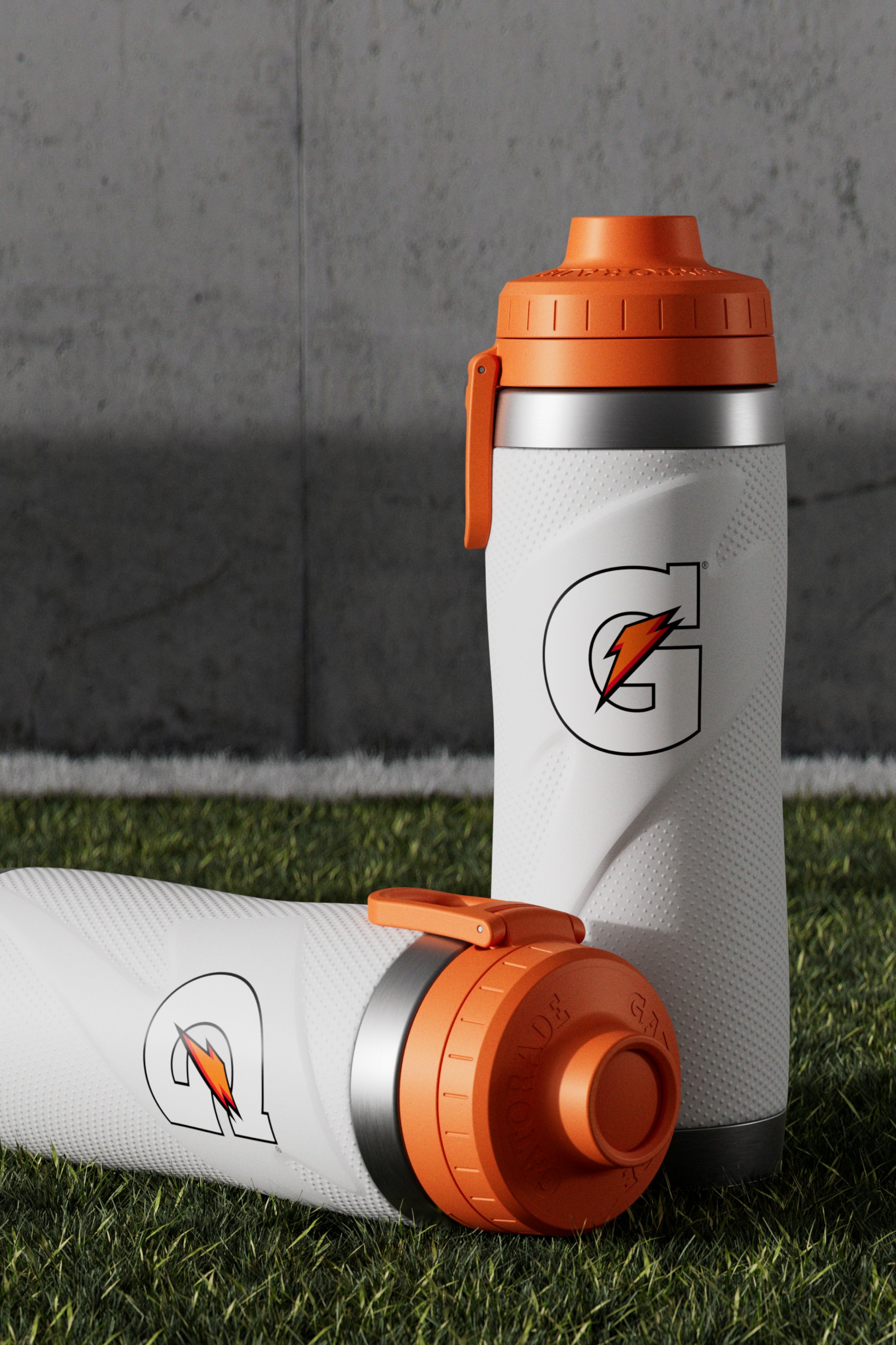 Gatorade Stainless Steel Water Bottle Bundle 26oz White | QH4238970